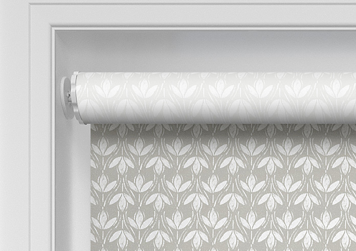 Tea Leaves, Dove Grey - Twist&Fit Roller Blind - Image 10